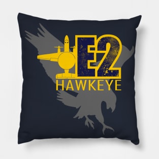 E-2 Hawkeye Distressed Pillow