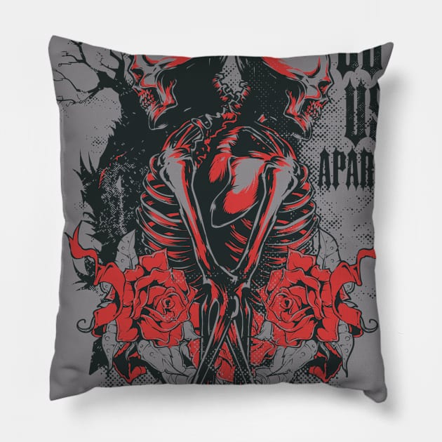 Til Death Do Us Apart Pillow by nzdesigns