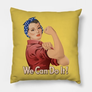 Rosie the Riveter Pillow