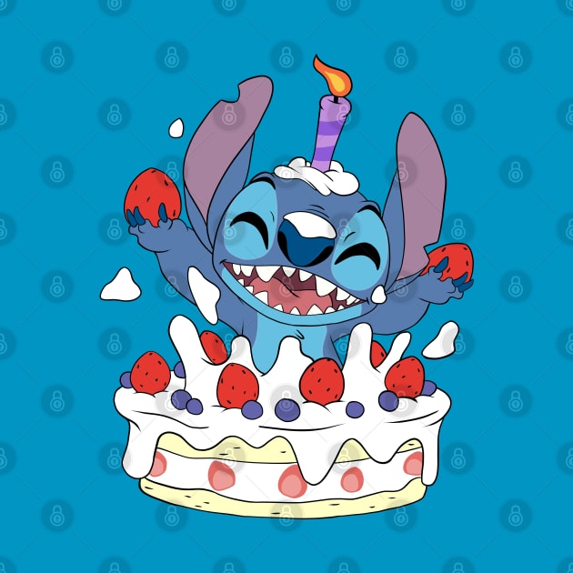 Happy Birthday Stitch by Nykos