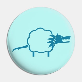 Wolf in sheep's clothing icon Pin