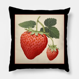 Strawberry Ukiyoe Art Japanese Art Pillow