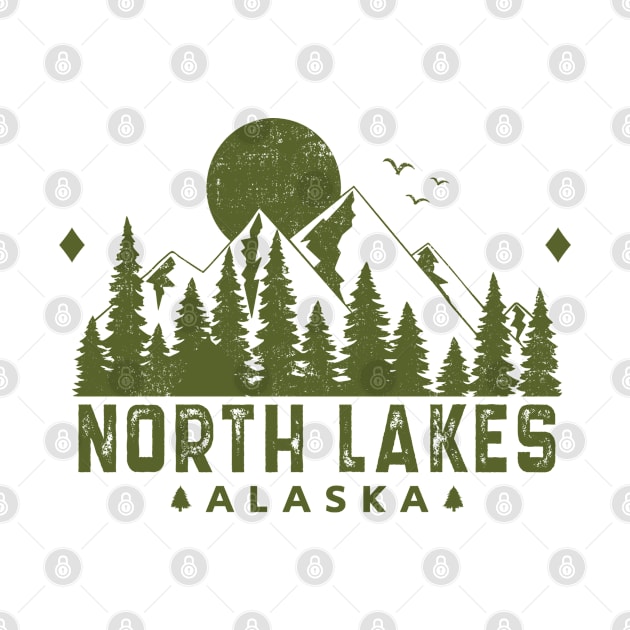 North Lakes Alaska Mountain Souvenir by HomeSpirit