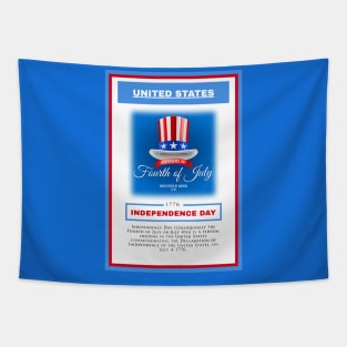 Independence Day - United States - For 4th of july - Print Design Poster - 1706206 Tapestry