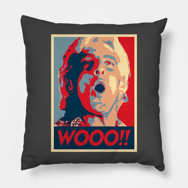 Wooo! Flair Pillow by Girladies Artshop