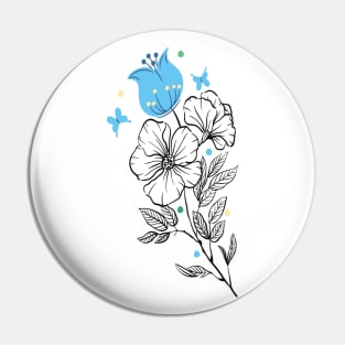 Colourful Flower For Flowers Lovers Pin