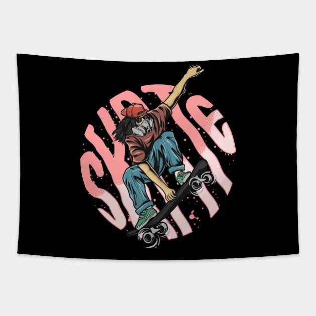 Skate for Life Tapestry by create by adi