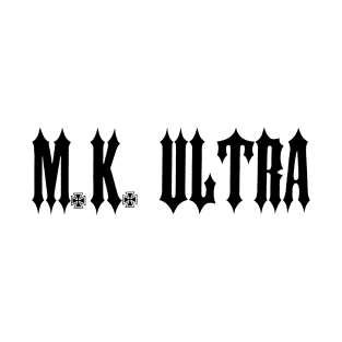 M. K. ULTRA Classic Logo BLACK T-Shirt