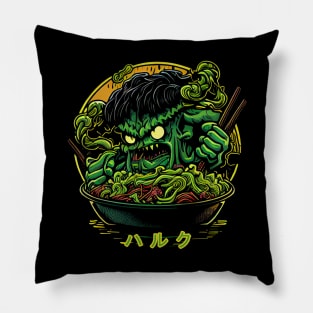 Ramen Green Monster Pillow