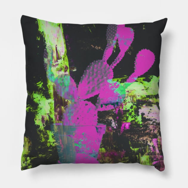 Purple cactus Pillow by aa.designs.pro@gmail.com