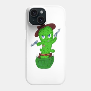 Cactus Cowboy Gunslinger Phone Case