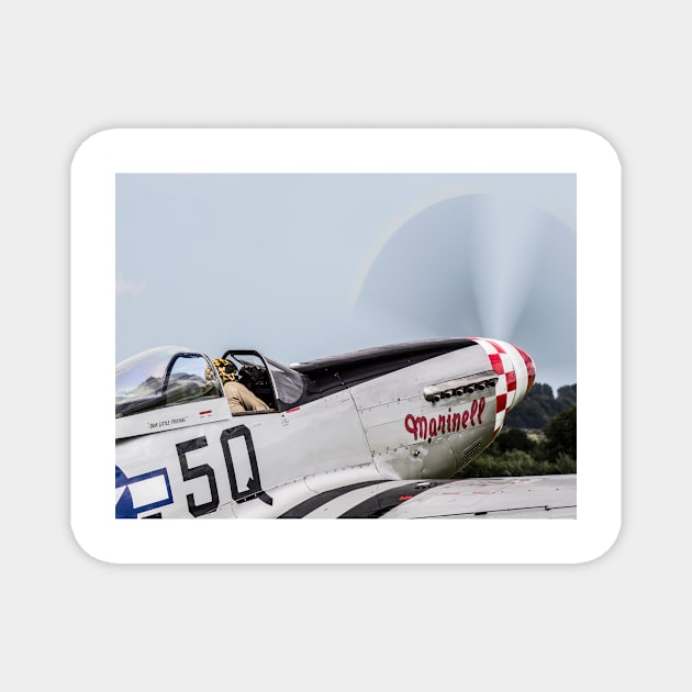 P-51 Mustang Magnet by captureasecond