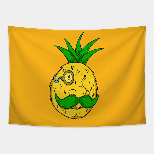 Pineapple Jack Tapestry by GeekVisionProductions