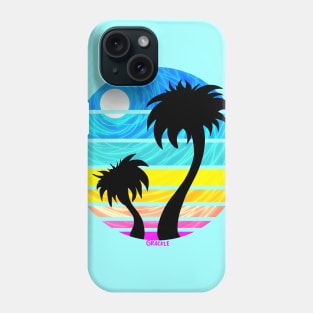 Tropical Retro Sunset Phone Case