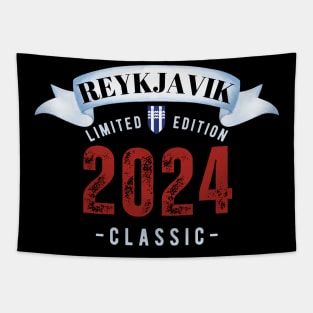 Reykjavik Iceland  Christmas Present T-Shirt 2024 Classic Tapestry