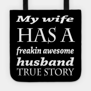 husband and wife joke Tote