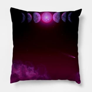 Blood moon phases Pillow