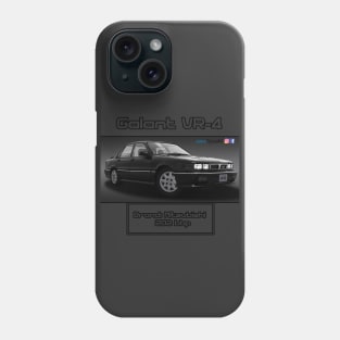 Mitsubishi Galant VR-4 Black Phone Case
