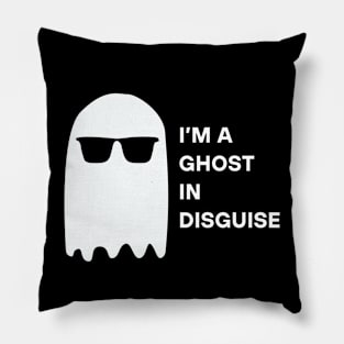 Halloween Minimal Ghost Costume Pillow
