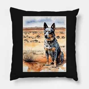 Australian Cattle Dog Pillow