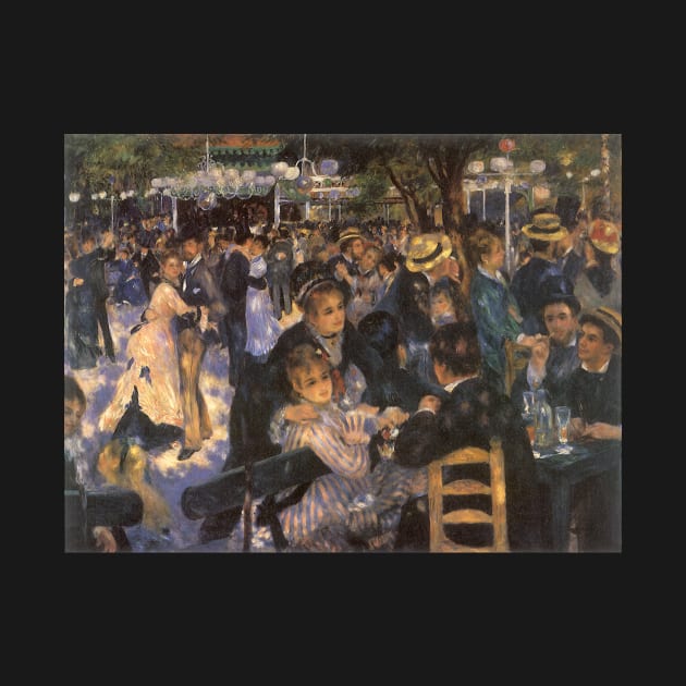 Dance at Le Moulin de la Galette by Pierre Renoir by MasterpieceCafe