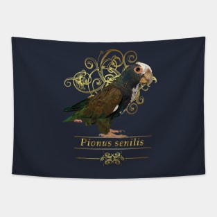 senile parrot Tapestry