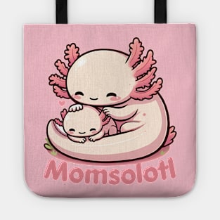 Cute momsolotl axolotl mom Tote