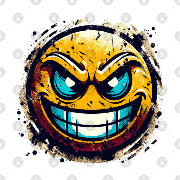 Cartoon Smiling Face by Vehicles-Art