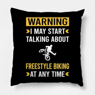 Warning Freestyle Biking Pillow