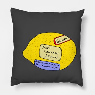 May Contain Lemon Pillow