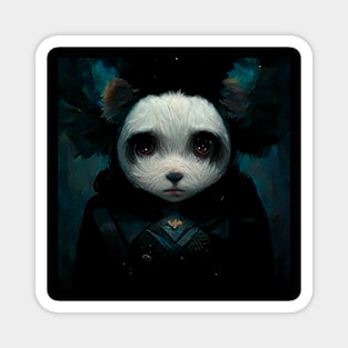 Dark Panda Magnet