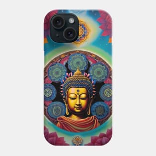 Buddha 7 Chakras Lotus flowers Phone Case