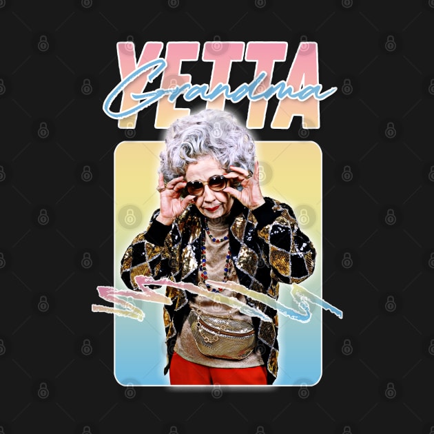 Grandma Yetta  - 90s Style Retro Aesthetic Fan Art Design by DankFutura