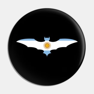 Bat Flag of Argentina Pin