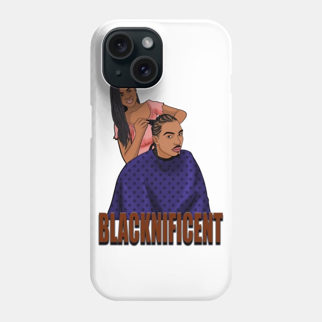 Blacknificent Phone Case by Diaspora Wear