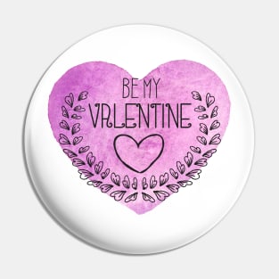 Be my valentine sweet design Pin