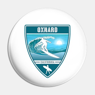 Surf Oxnard California Pin