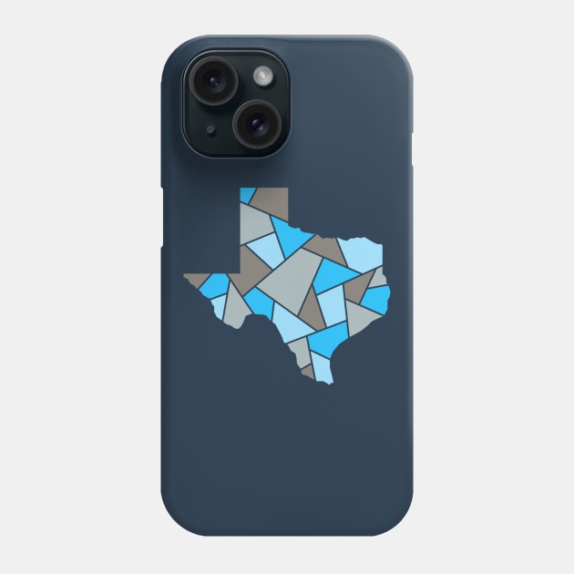 Texas Mosaic - Downtown Dallas Phone Case by dSyndicate