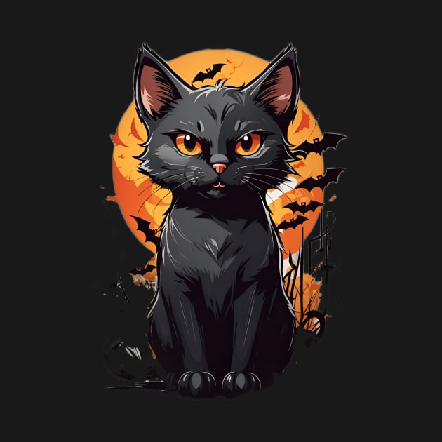 Halloween Black Cat by ArtZone