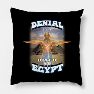 Denial is a River in Egypt Pillow