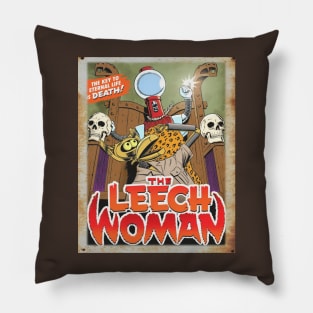Mystery Science Rusty Barn Sign 3000 - The Leech Woman Pillow