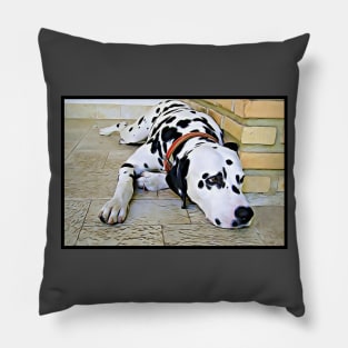 Dalmatian at Rest Pillow