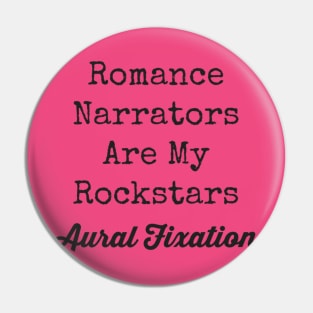 Romance Narrators Are My Rockstars Pin