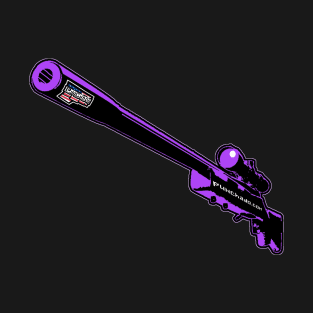 Punchado Sniper Rifle Blank Text, v. Code Purple T-Shirt