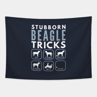 Stubborn Beagle Tricks - Dog Training Tapestry