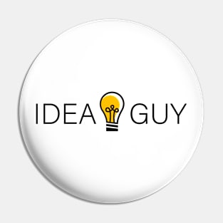 Idea Guy - Simplistic Light Bulb Pin