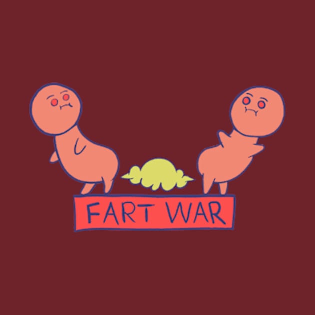 farting so hard "fart war" by sungraphica