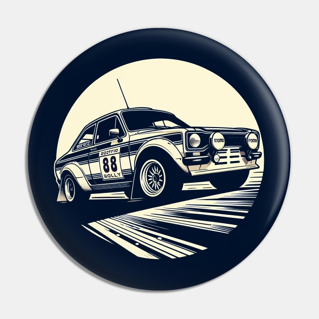 Ford Escort Rally Car Pin by TaevasDesign