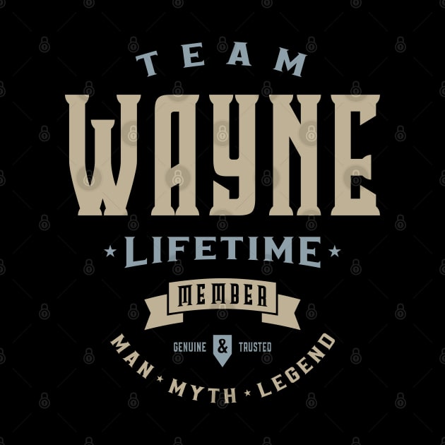 Team Wayne Lifetime Member Personalized Name by cidolopez