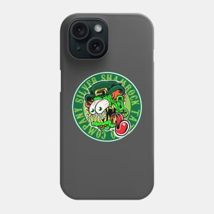 Silver Shamrock Tattoo Company Leprechaun Fink in Color! Phone Case